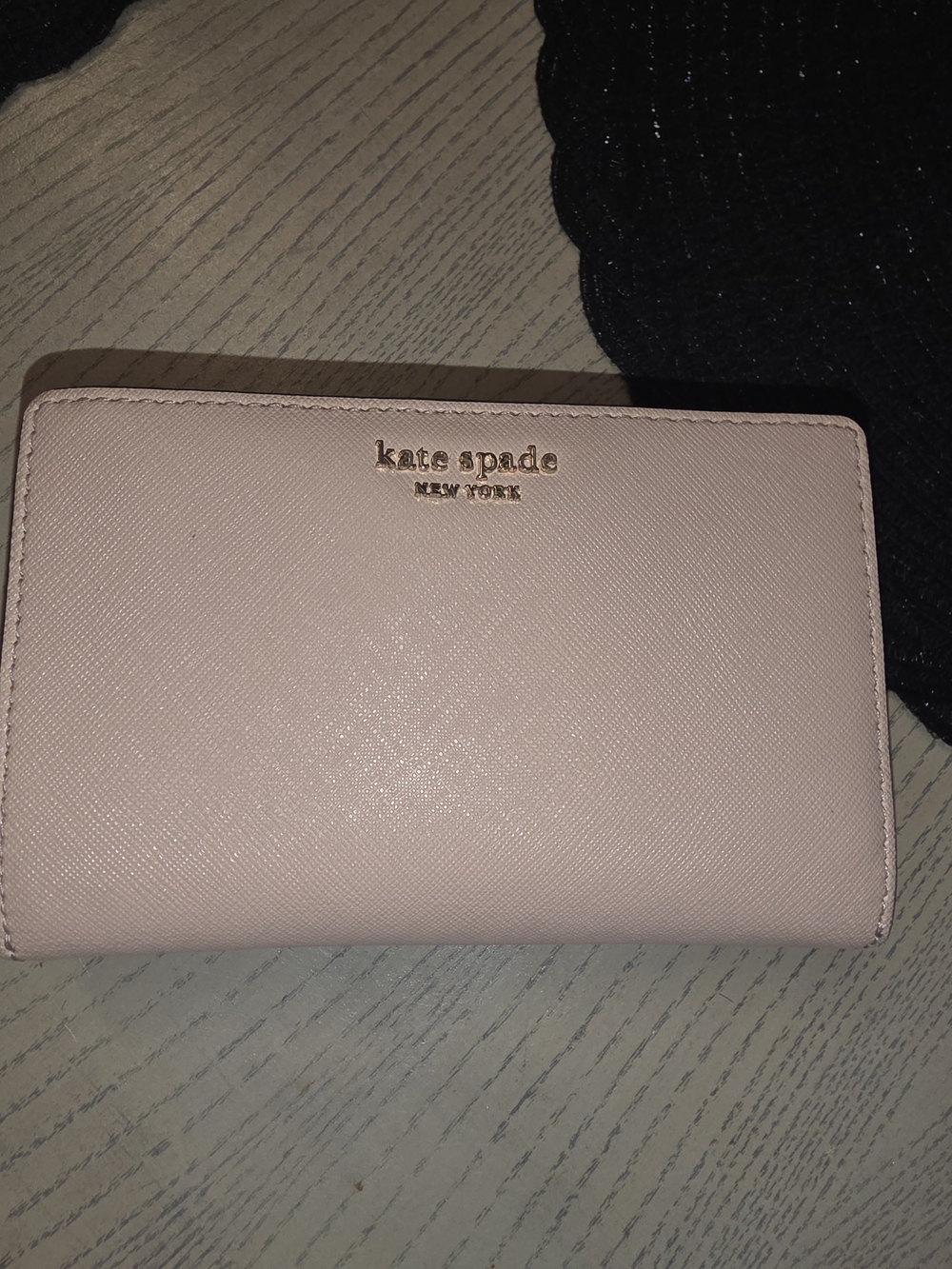 kate spade New York Blush Pink Saffiano Leather Wallet
